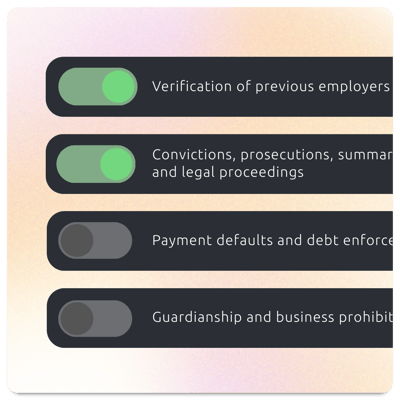 Refapp Background Checks Packages