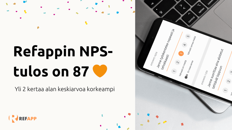 Refapp earns  an NPS of 87! 🧡 (3)