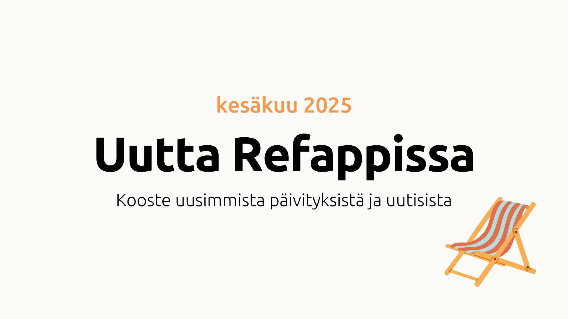 What’s new in Refapp Your monthly roundup of the latest product updates and announcements (13)